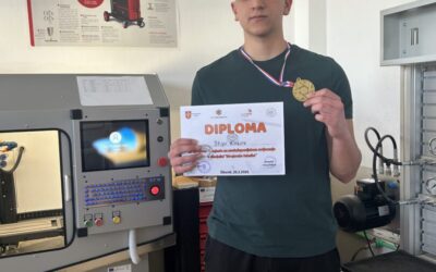 Stipe Kozina iz Srednje škole Metković osvojio prvo mjesto na međužupanijskom natjecanju WorldSkills Croatia 2026.