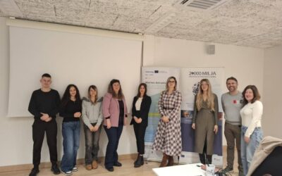 Učenici ASOC Interreg tima Srednje škole Metković posjetili Agenciju za ruralni razvoj Zadarske županije u svrhu građanskog praćenja projekta MAPA