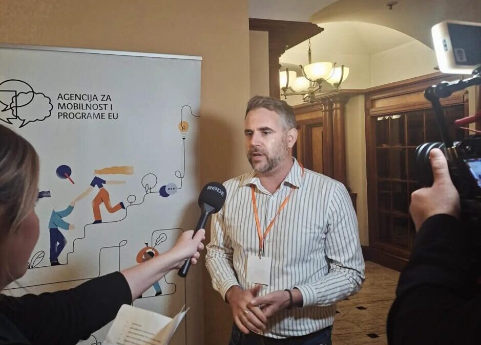 Profesor Petar Nikolić sudjelovao na Projektnom Expou u Zagrebu u organizaciji Agencije za mobilnost i programe Europske unije